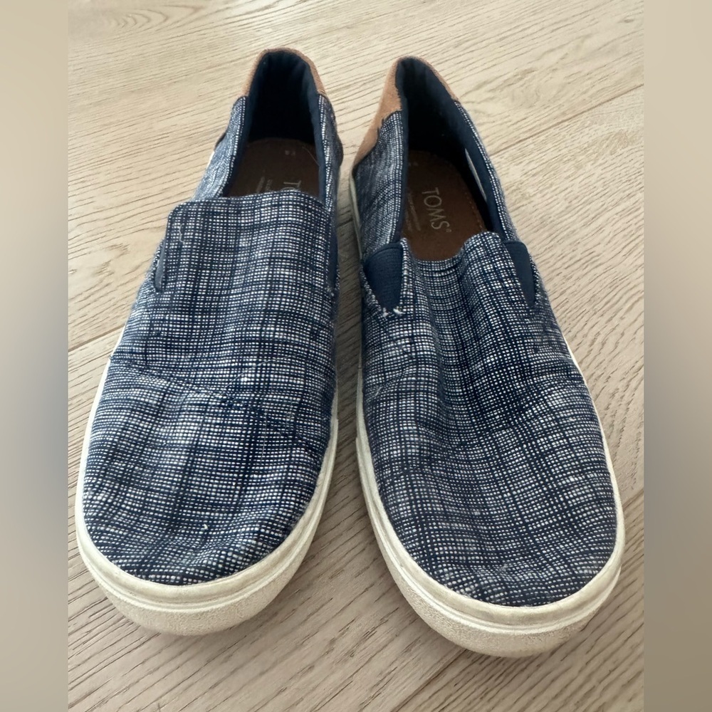 TOMS Luca Slip On Youth Boys Size 5